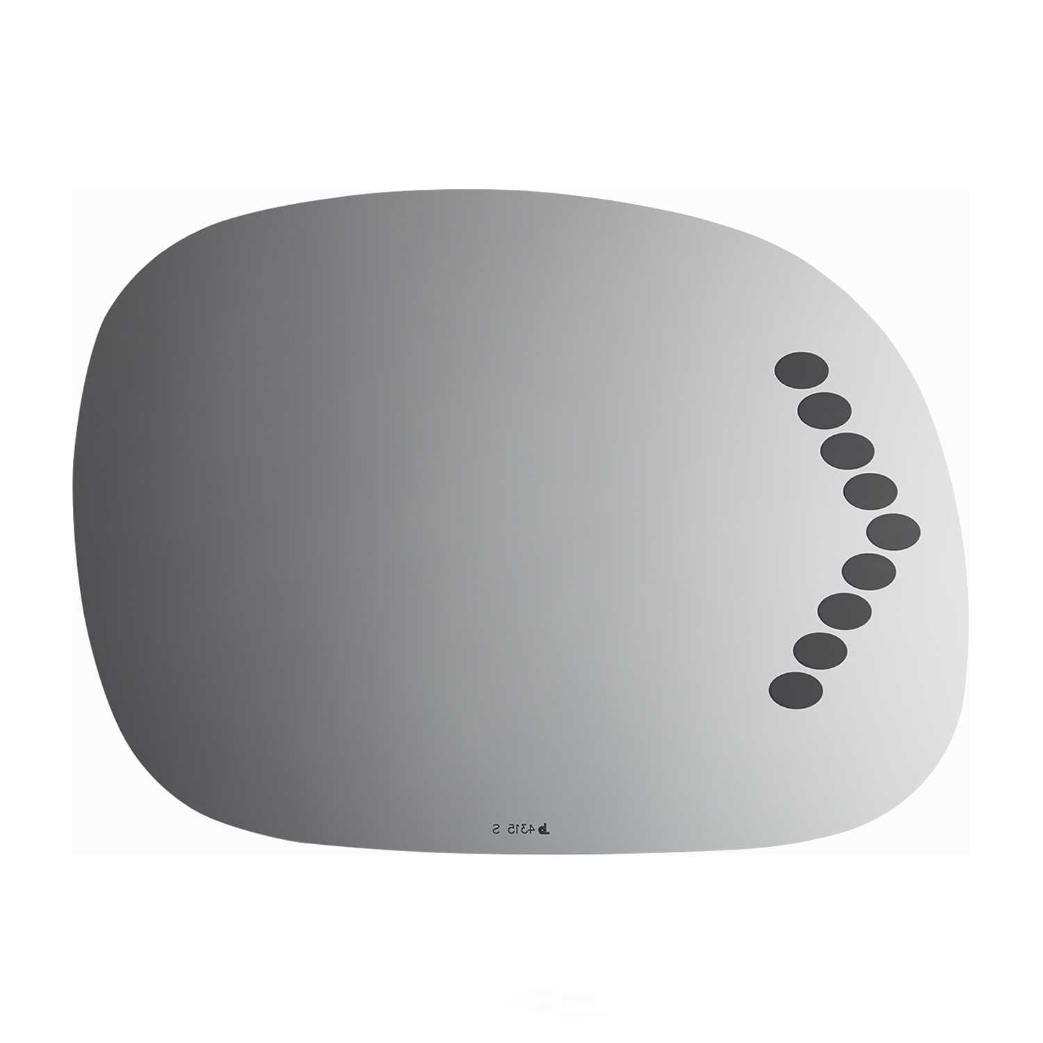 Burco Side View Mirror Replacement Glass - Clear Glass - 4315S