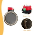thumbnail image 4 of Uxcell 6" Duct Damper, Stainless Steel Motorized Adjustable HVAC Volume Dampers Airflow Backdraft Damper Control, 4 of 5