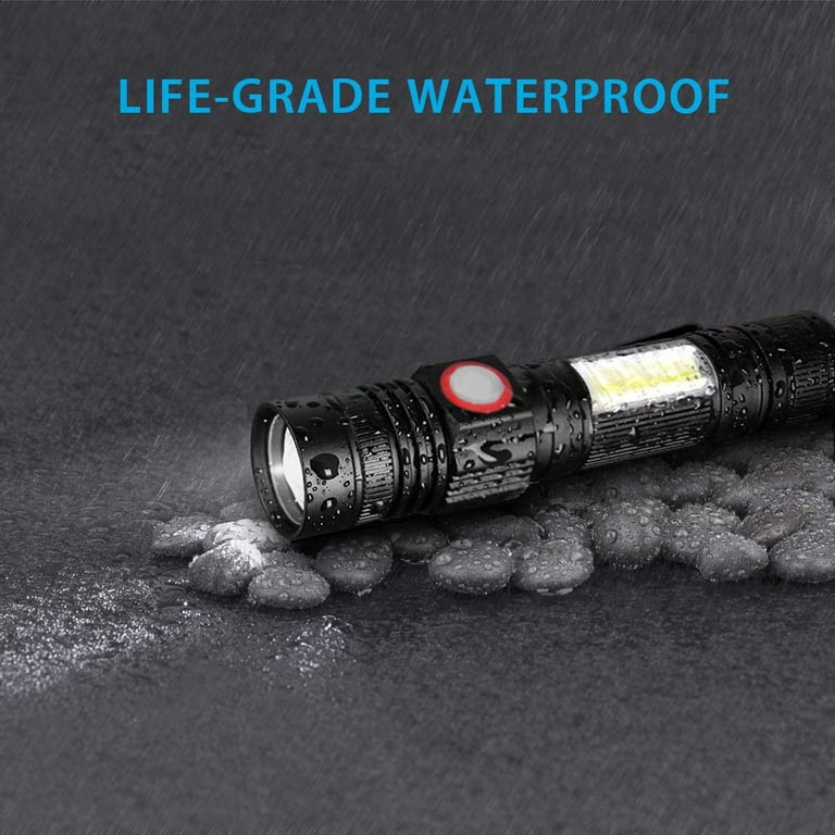 Brightest Magnetic Pen LED FlashLight with Flashing Red emergency