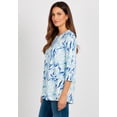 thumbnail image 3 of Jessica London Women's Plus Size Swing Tunic Oversized Long Blouse, 3 of 4