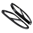 thumbnail image 3 of Aluprey 1 par de silenciador de escape Tapa de tubo de escape para Mercedes Benz GLC C Clase E C207 Coupe 14-17(Negro brillante), 3 of 5