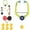 Set D, variant on Door Plunking Game, Adjustable Hanging Table Tennis Trainer Portable Set with Racket & Balls, Doorway Ping Pong Enhanced Coordination Daily for Exercise,Set A