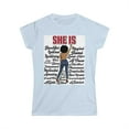 thumbnail image 4 of SHE IS ALL Woman - womens's Softstyle Tee, 4 of 24