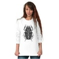 thumbnail image 4 of Ancient Egyptian Scarab Beetle Plus Size Long Sleeve Graphic Tee Shirt Brisco Brands 2X, 4 of 5