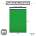 thumbnail image 3 of PSBM Green Poly Mailers 19" x 24" 200 Pcs 2 Mil Lightweight Tamperproof Glamour Bags Lightweight for Mailing Purpose, 3 of 10