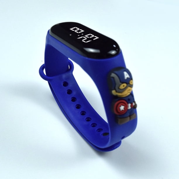 Reloj Electrónico Impermeable De Dibujos Animados Para Niños