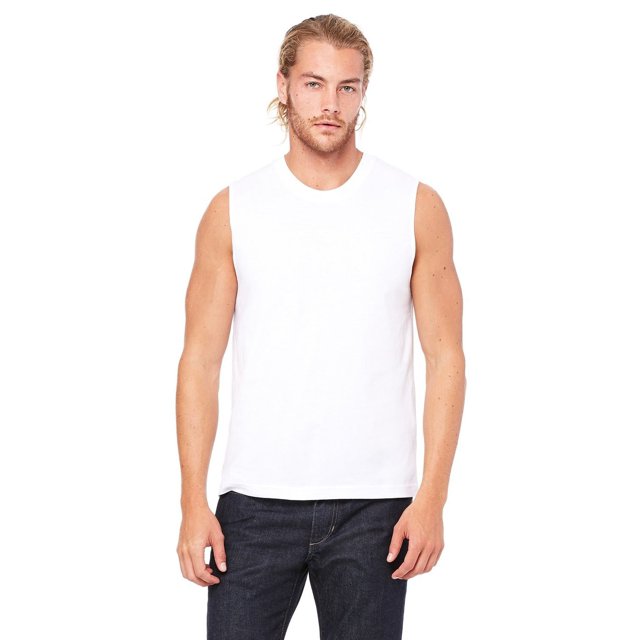 Bella + Canvas Débardeur Unisexe en Jersey - Blanc - P