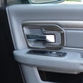 thumbnail image 4 of Real Bright Soft Car Interior Carbon Fiber Sticker Decoration4Pcs For RAM 1500 Carbon Fiber Interior Front Door Handle CoverAuto Car Protection Interior Accessories, 4 of 8