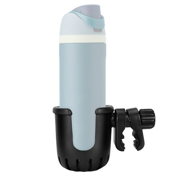 New Cup Holder Compatible with Owala 24 Oz. Models (FreeSip) for Strollers, Bicycles, Wheelchairs (Black)