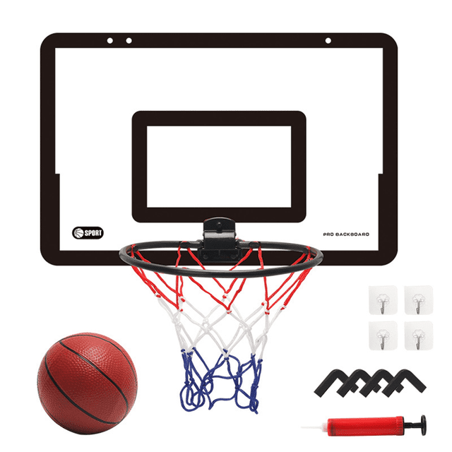 Portable Funny Mini Basketball Hoop Toy Kit Indoor Home Basketball Fans Sports Game Toy Set Children Adults