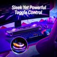 thumbnail image 5 of Barra de sonido para juegos OXS Thunder Pro con sistema de sonido envolvente Dolby Atmos 5.1.2, woofer incorporado, conexión múltiple Bluetooth, 3 modos de jugador profesional, diseño de palanca elega, 5 of 5
