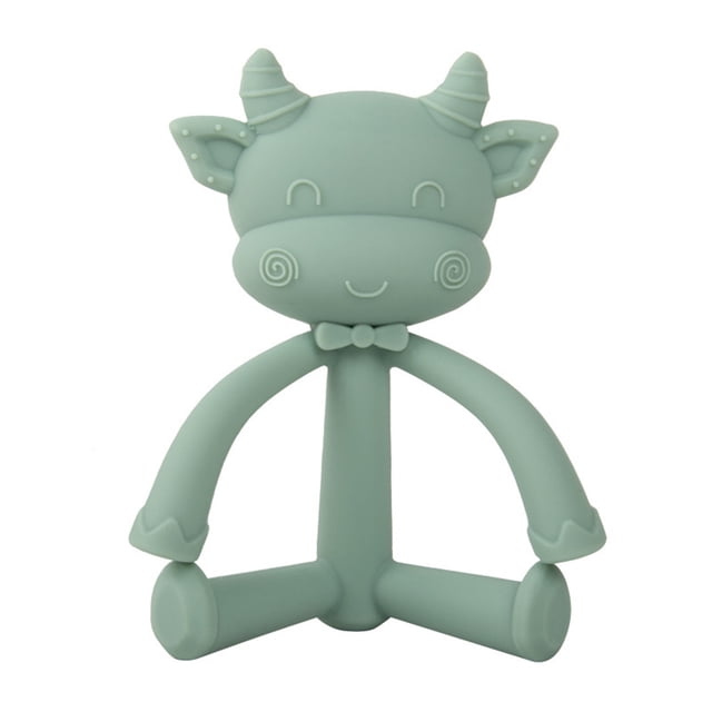 Xuewenshw Toddlers Baby Teething Toys Soft Silicone Fruit Teether Holder Books 6 12 Months