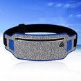 thumbnail image 1 of Riñonera de ciclismo Nylon Lycra Antirrobo Gym Fanny Pack Hombres Mujeres (Azul oscuro), 1 of 6