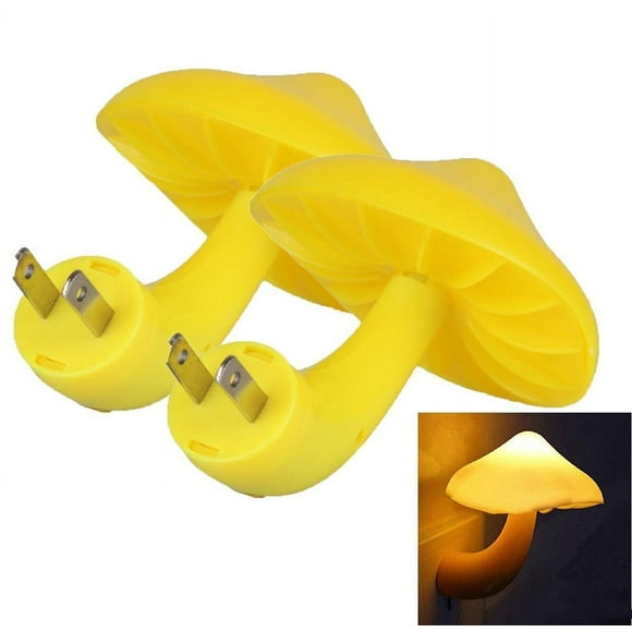 adviicd LED Yellow Light Sensor Night Light Socket Bedside Table Lighting Control