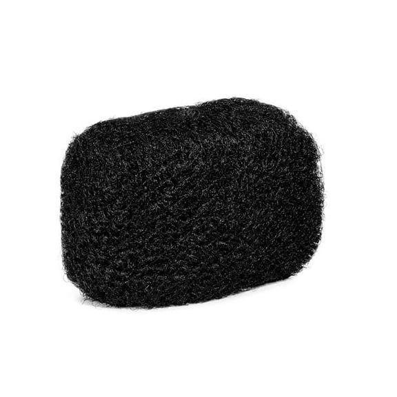 Locsanity Afro Kinky Bulk Hair for Locs, Extensions, Twists & Braids, 8" (1 oz), 1B Dyed Black