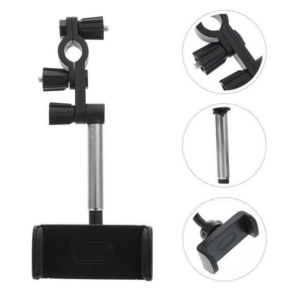 OATIPHO Rearview Mirror Mount for Car Black Stable Phone Clip Adjustable 360 Degree Rotate