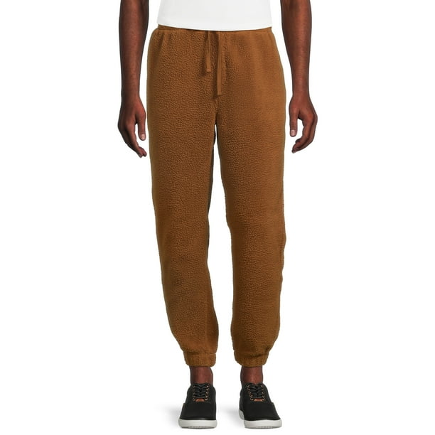 No Boundaries Men's and Big Men's Sherpa Jogger Pant