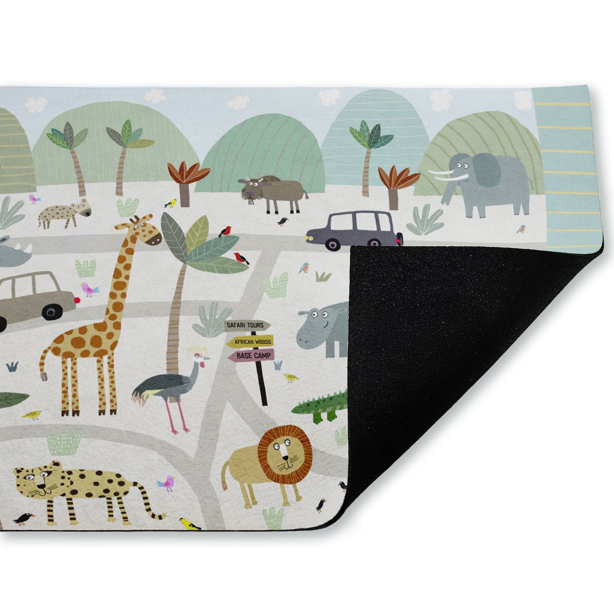 Stupell Industries Safari Journey Animals Printed Outdoor Door Floor Mat, design by Carla Daly