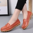 thumbnail image 3 of Genuine Leather Shoes Woman Soft Boat shoes for Women Flats shoes Big size 35-44 Ladies Loafers Non-Slip Sturdy Sole, 3 of 5