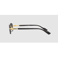 thumbnail image 3 of Gucci GG1221S Gold Rectangle Sunglasses Grey Lens 56-16 M, 3 of 3
