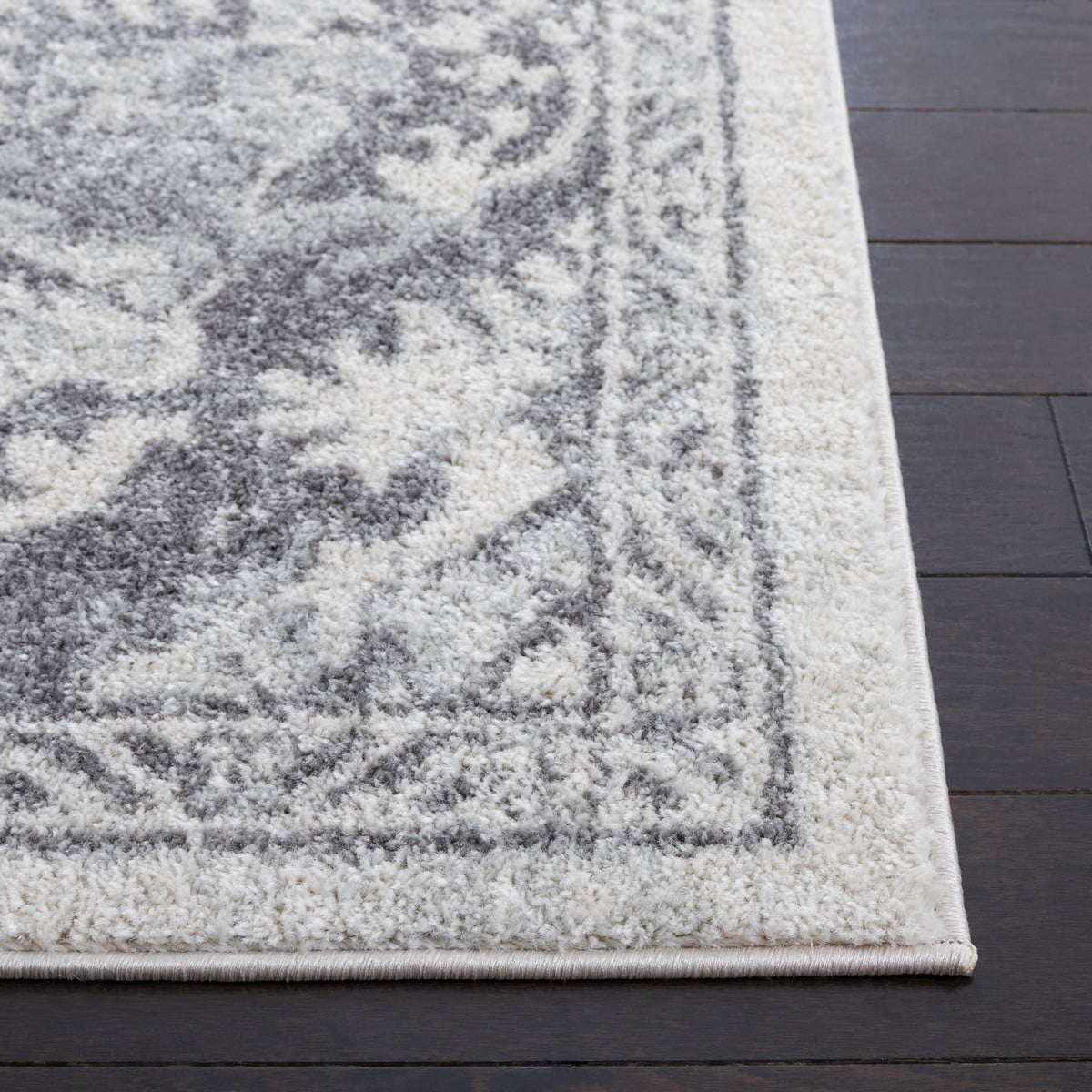 SAFAVIEH Tulum Apache Abstract Area Rug, 9' x 12', Ivory/Grey