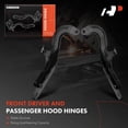thumbnail image 3 of A-Premium Front Driver and Passenger Hood Hinges Compatible with GMC Acadia 2013-2016 3.6L, Acadia Limited 2017 3.6L, Front Left and Right Side, 2-PC Set, 3 of 5