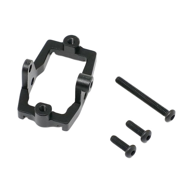 Piezas de montaje de servo RC, accesorios, piezas de actualización para TRX4M 1/18 Hobby Car DIY Acces Negro