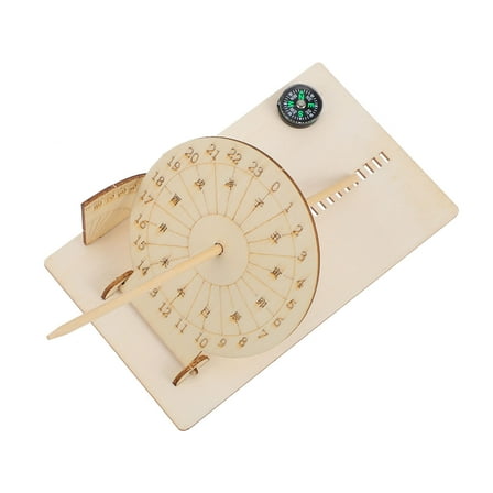 WHAMVOX 1 Set Sundial For Kids School Educational Tool Diy Model Sun Dials For Children