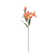 Mainstays 31 in Tall Artificial Orange Tiger Lily Flower Stem, Indoor Decoration