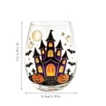 thumbnail image 4 of AuroraX Halloween Cups Plastic Witches Glass Coffee Cups with Lids,Clear Funny Personalized Gift for Halloween Holiday, 4 of 8