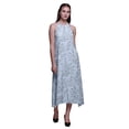 thumbnail image 1 of Bimba Watercolor Summer Holiday Party Halter Neck Beachwear Women BacklessÂ&nbsp;Dress-XXX-Large, 1 of 6