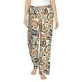 thumbnail image 2 of Kdxio Women's Comfy Stretch Floral PaisleyPrint Drawstring Pajama Pants-Small, 2 of 9