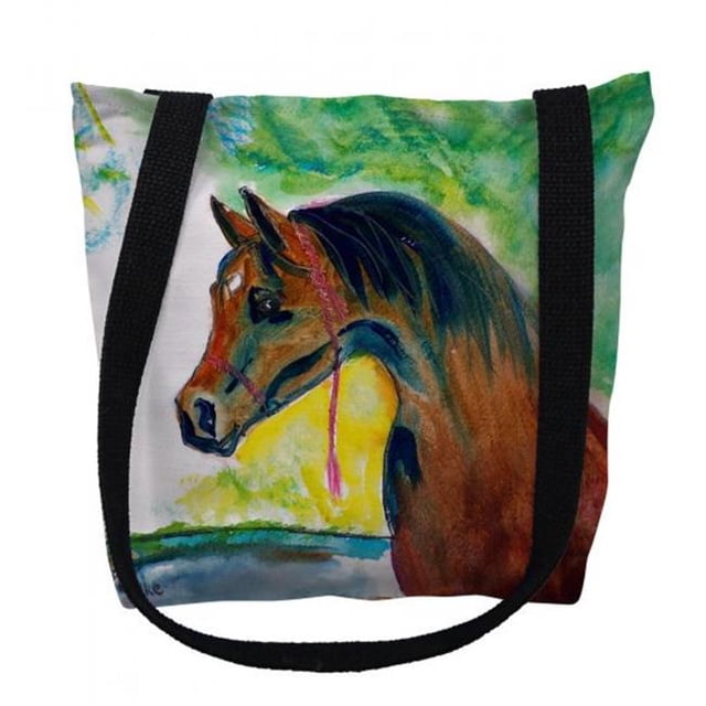 Betsy Drake TY050M 16 x 16 in. Prize Horse Tote Bag - Medium