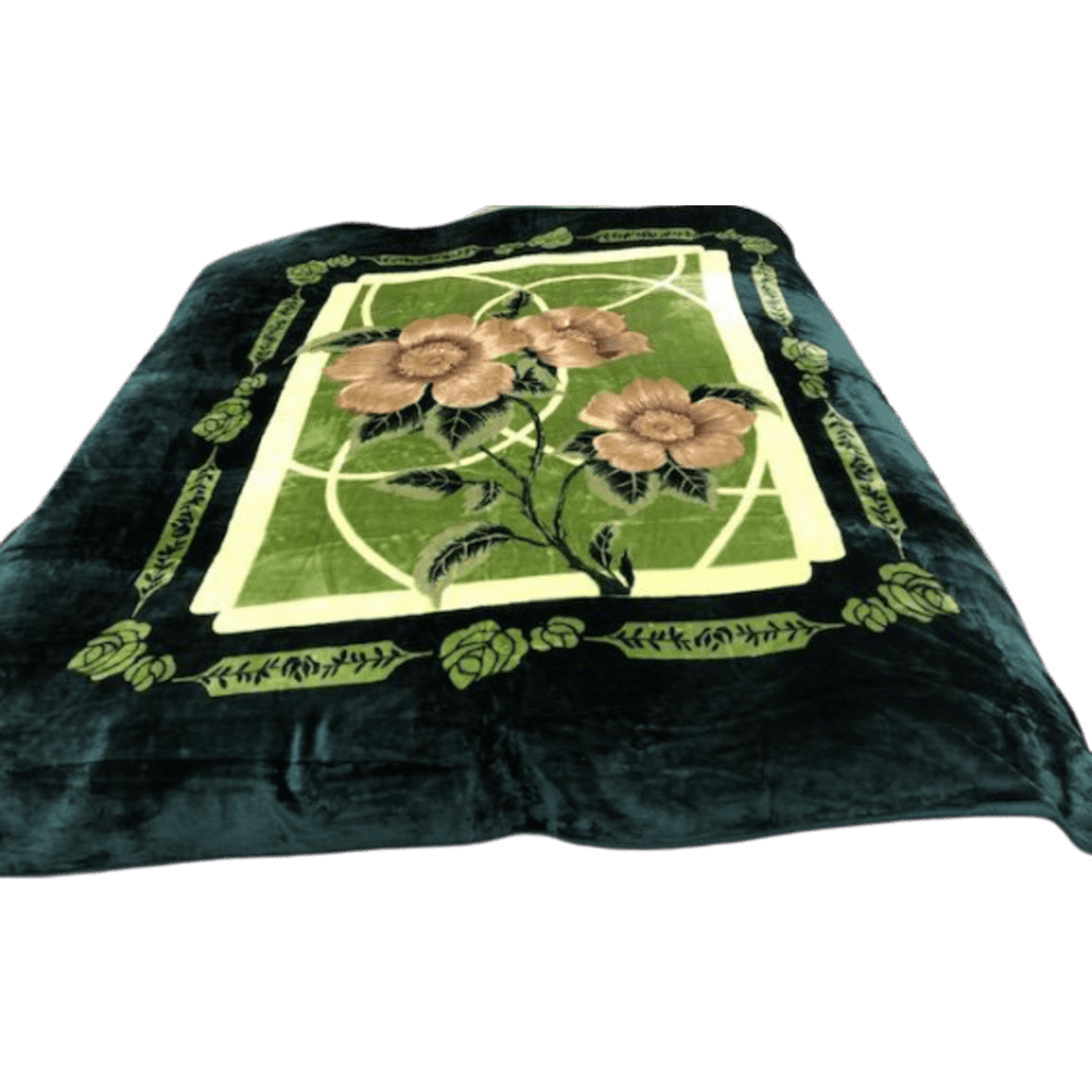 Warm Heavy Korean Mink Blanket, Single Ply, Soft and Warm, Thick Solid