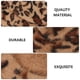 thumbnail image 3 of Boina de pelo de conejo para mujer, gorro con estampado de leopardo para otoño e invierno, 3 of 5