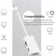 thumbnail image 4 of Raiden Mini Dp a Vga Hdmi Dvi Mini Dp 1080p Convertidor 3 en 1 Displayport (1 unidad, blanco), 4 of 5