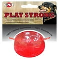thumbnail image 1 of CHOK Play Strong Rubber Ball Dog Toy - Red 2.5 Diameter, 1 of 5