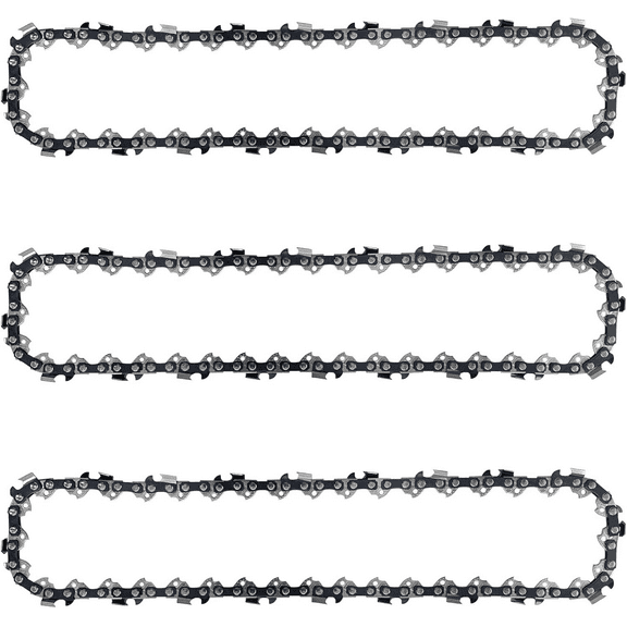 3Pack 14 Inch Chainsaw Chain 52 Drive Links, .050" Gauge, 3/8" LP pitch, 14-Inch Replacement Chainsaw Chains Low-Kickback Fits SUN JOE SWJ699E, SWJ701E.