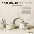 Carote Nonstick Pots and Pans Set, 15 Pcs Induction Kitchen Cookware