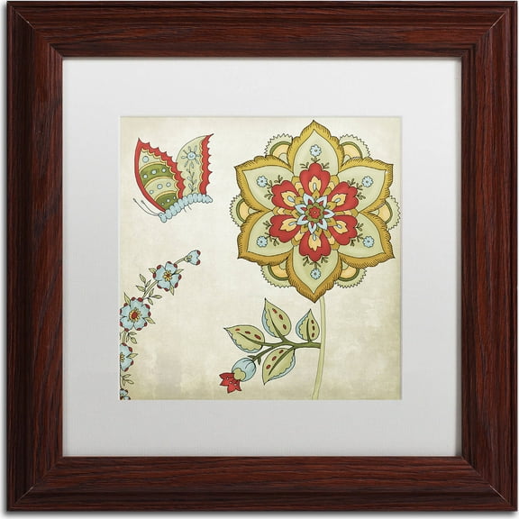 Trademark Fine Art "Sasha I" Canvas Art by Color Bakery, White Matte, Wood Frame