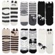 thumbnail image 5 of Peaoy - 6 pares de calcetines peludos para mujer y niña, bonitos calcetines de animales, calcetines cálidos de invierno, pantuflas, 5 of 8
