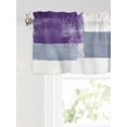 thumbnail image 6 of Valances for Windows Abstract Purple Rod Pocket Cafe Window Treatments Valance Curtains for Kitchen Bathroom Laundry Basement Windows 42"x18", 6 of 9