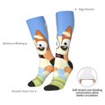 thumbnail image 4 of Silaia Bluey Print Socks For Women Men,Crew Socks,Sporty Calf Socks,Casual Socks, Design Socks for Hiking, Sport, 4 of 6