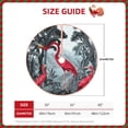 thumbnail image 2 of Lukts Flamingo On The Jungle Print Color Life Christmas Tree Skirt, Winter Holiday Tree Mat Decoration ,Can be Used as A Shawl-36", 2 of 6