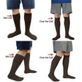 thumbnail image 6 of 6 Pairs Men's Athletic Tube Socks Over the Calf - 25" Length - Size 10-15 Brown, 6 of 7