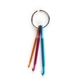thumbnail image 3 of Miangastore 3pcs Mini Key Chain Aluminum Crochet Hooks Knitting Needles Craft Tools, 3 of 8