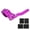 Purple, variant on UsilkU 28mm Steering Wheel Signal Rod Extension Aluminium Alloy Turn Signal Lever Position Up Kit Premium Extender Accessory 1.1 inches / 27.94 mm Inner Diameter For Universal Fitment - Blue