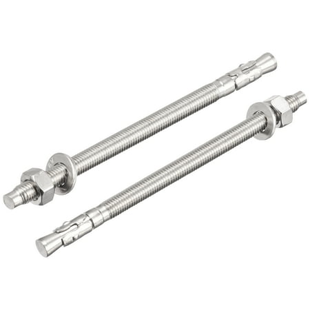 

M12x200mm Expansion Bolt 304 Stainless Steel Polishing 2 Pack