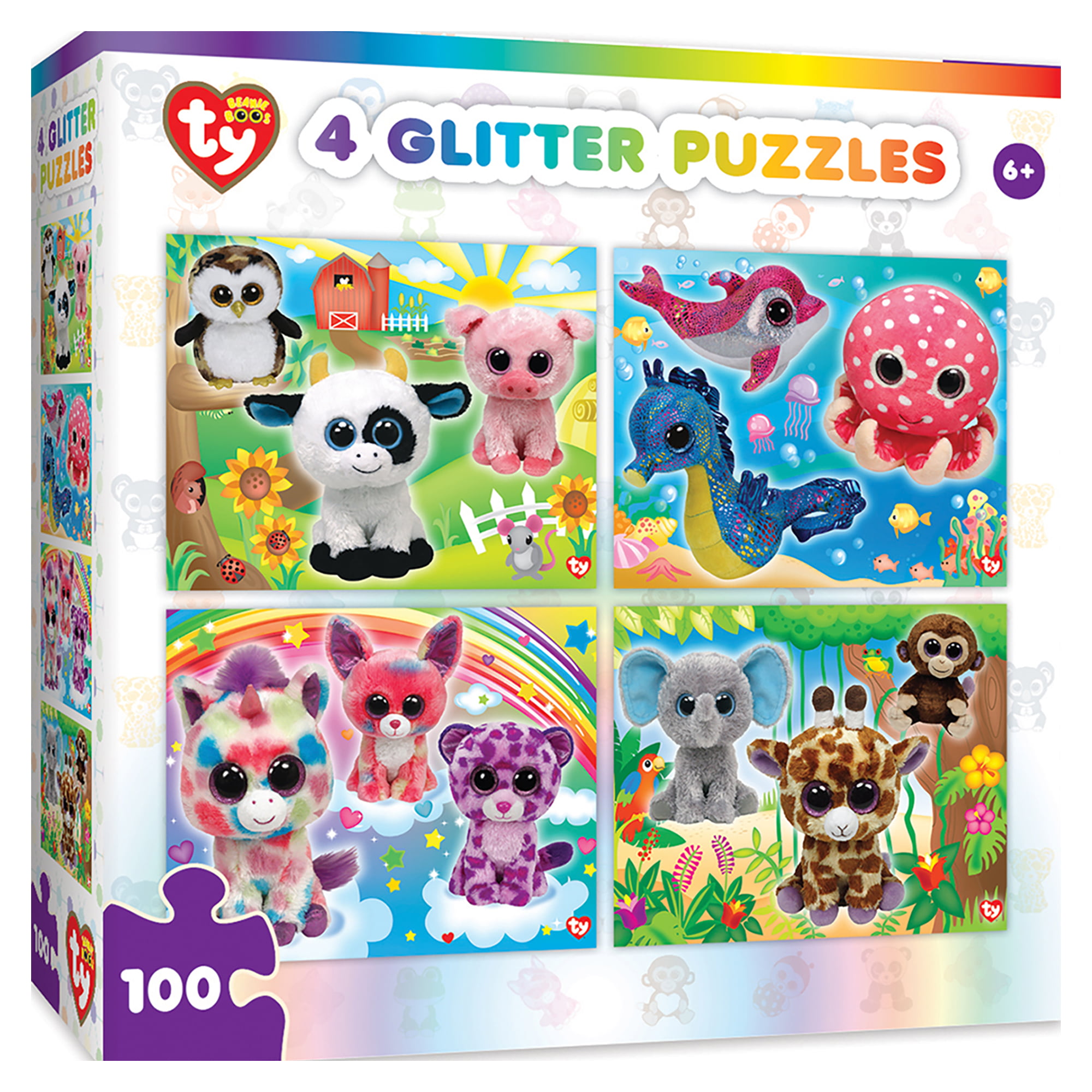 Free Shipping 125 Pieces Ty Beanie Boo Pets Activity Pack Store & Take 