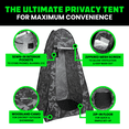 thumbnail image 2 of Rhino USA Portable Pop Up Privacy Changing Tent - Ultimate Outdoor Camping Shower, Camp Toilet, Rain Shelter for Beach and Camping - Lightweight and Sturdy, Instant Setup While On-The-Go, 2 of 7